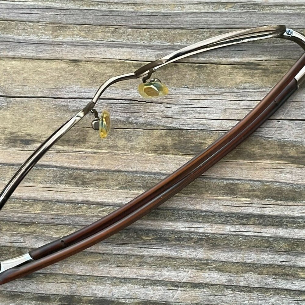 Nike Men Sunglasses/Eyeglasses Frame Bronze/Brown Tone 54[]18 135 Flexon Temples - Picture 2 of 12